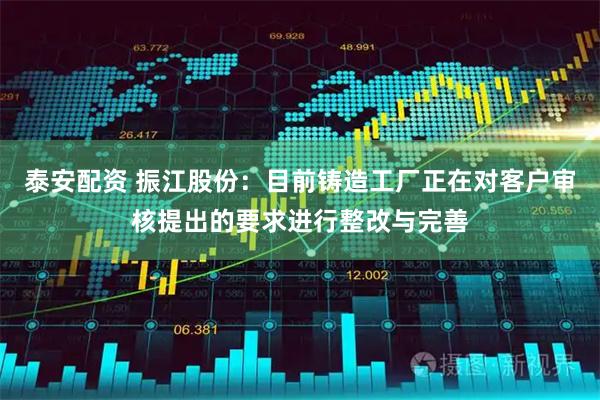 泰安配资 振江股份：目前铸造工厂正在对客户审核提出的要求进行整改与完善